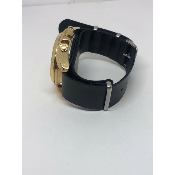 Michael Kors MK5605 Unisex Black Leather Analog Go main image 7